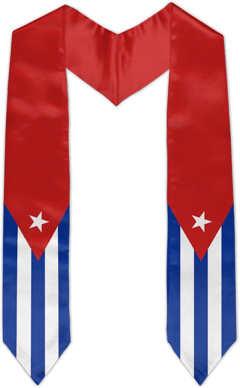 Vcmaluco Graduation Stole Graduation Sash Scarf Graduation Gift for International Student - Image 1